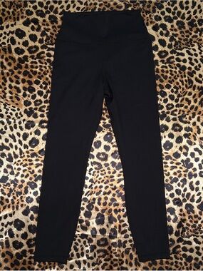 Balance Collection Black High-Waisted 7/8 Ankle Length Leggings
